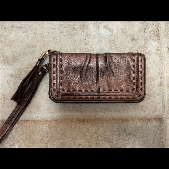 Genuine leather and it is super soft, which is typical for B. Makowsky brand - Picture 1 of 10